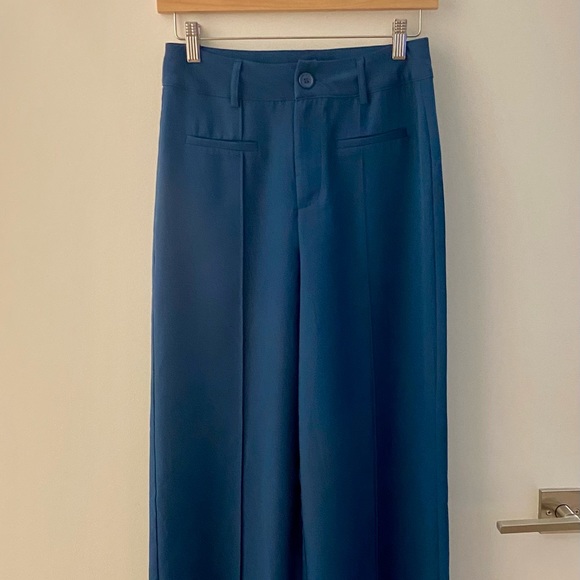 CIDER Two Piece Teal Crop Top and Trouser (xs) - Picture 5 of 6